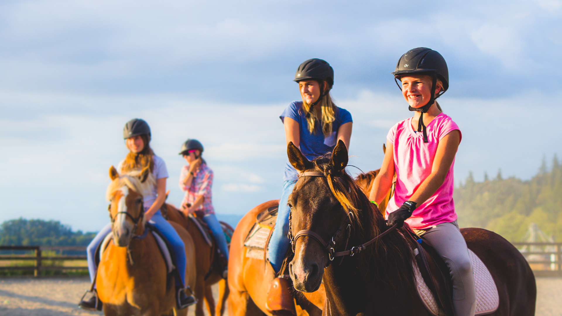 Horse Day Camp at Warm Beach Camp and Conference Center, Stanwood, WA; near Seattle.